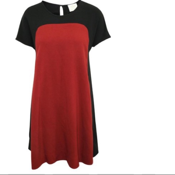 Kate spade red black dress sz 00 XS S keyhole back cute - Picture 8 of 11
